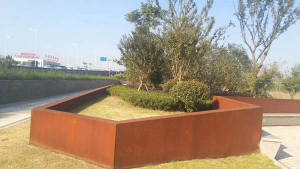内丘耐候钢挡土墙